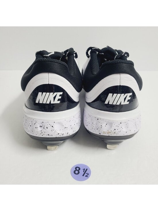 NEW Nike Alpha Huarache Elite 4 Low Baseball Cleats FD2745-110 Size 8.5 White #1 main image 7